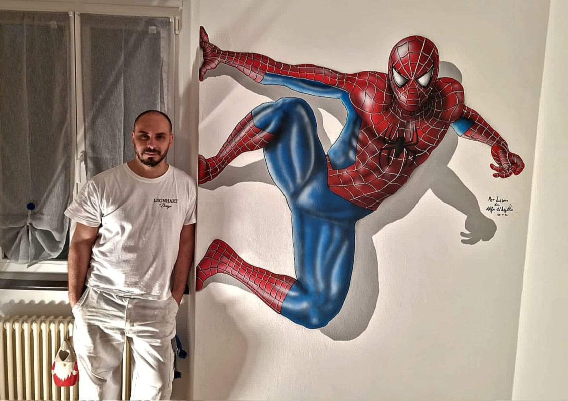 Murales Spider-Man in my Home