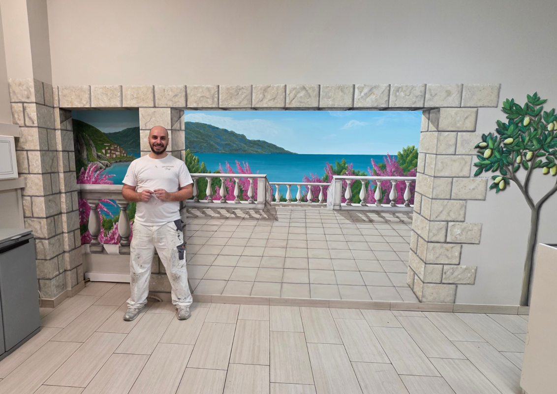 Trompe l'oeil Costiera Amalfitana